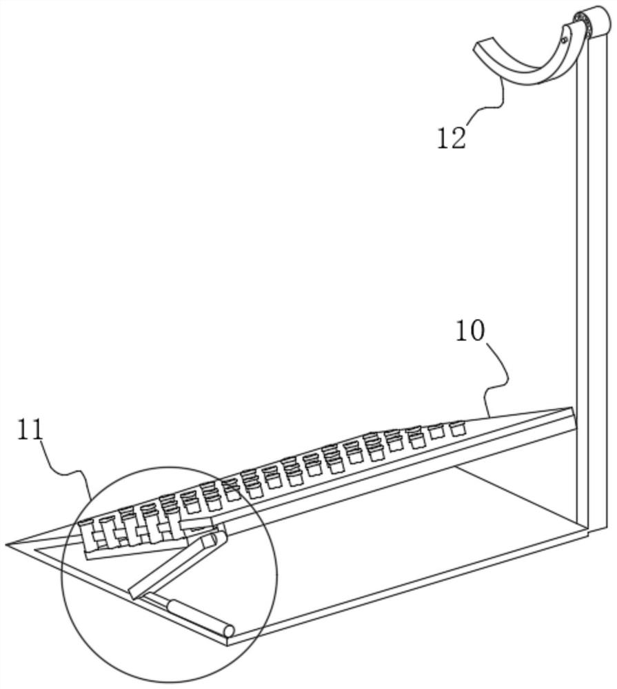 Nursing bed with rehabilitation training function