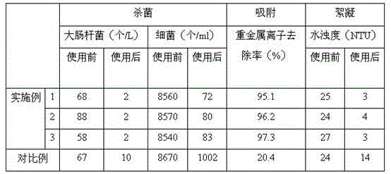 Water purification treatment agent