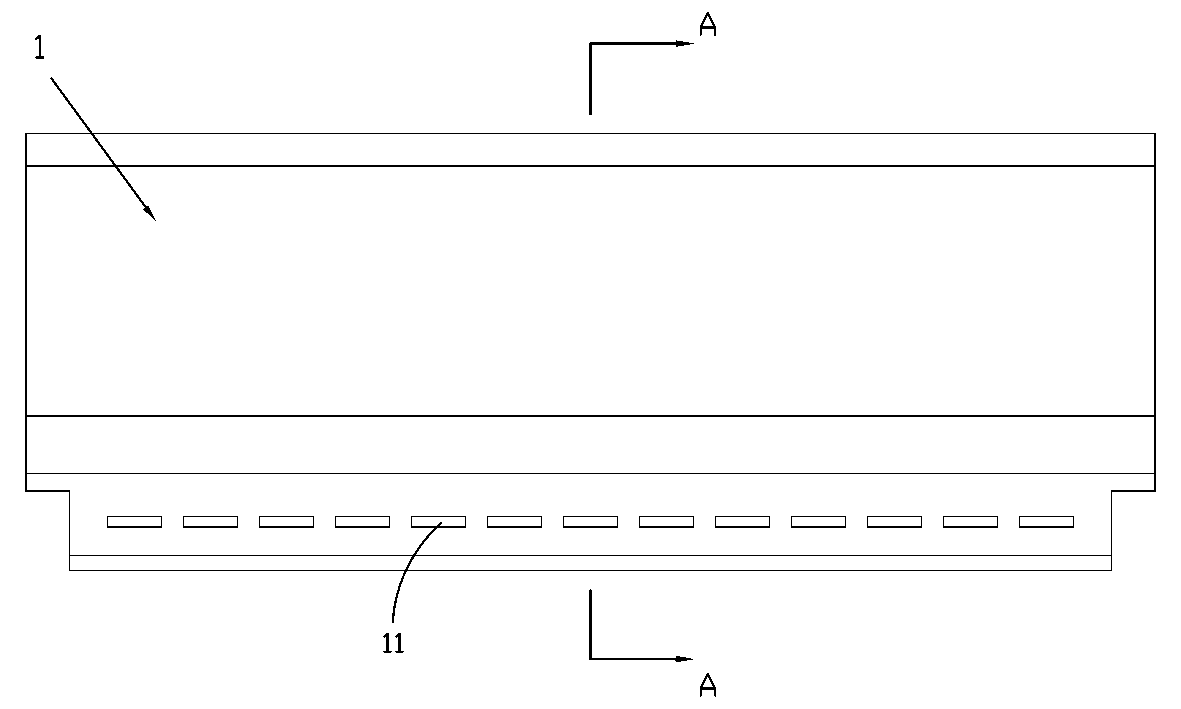 Double clapboard flow distribution device for thin-strip continuous casting