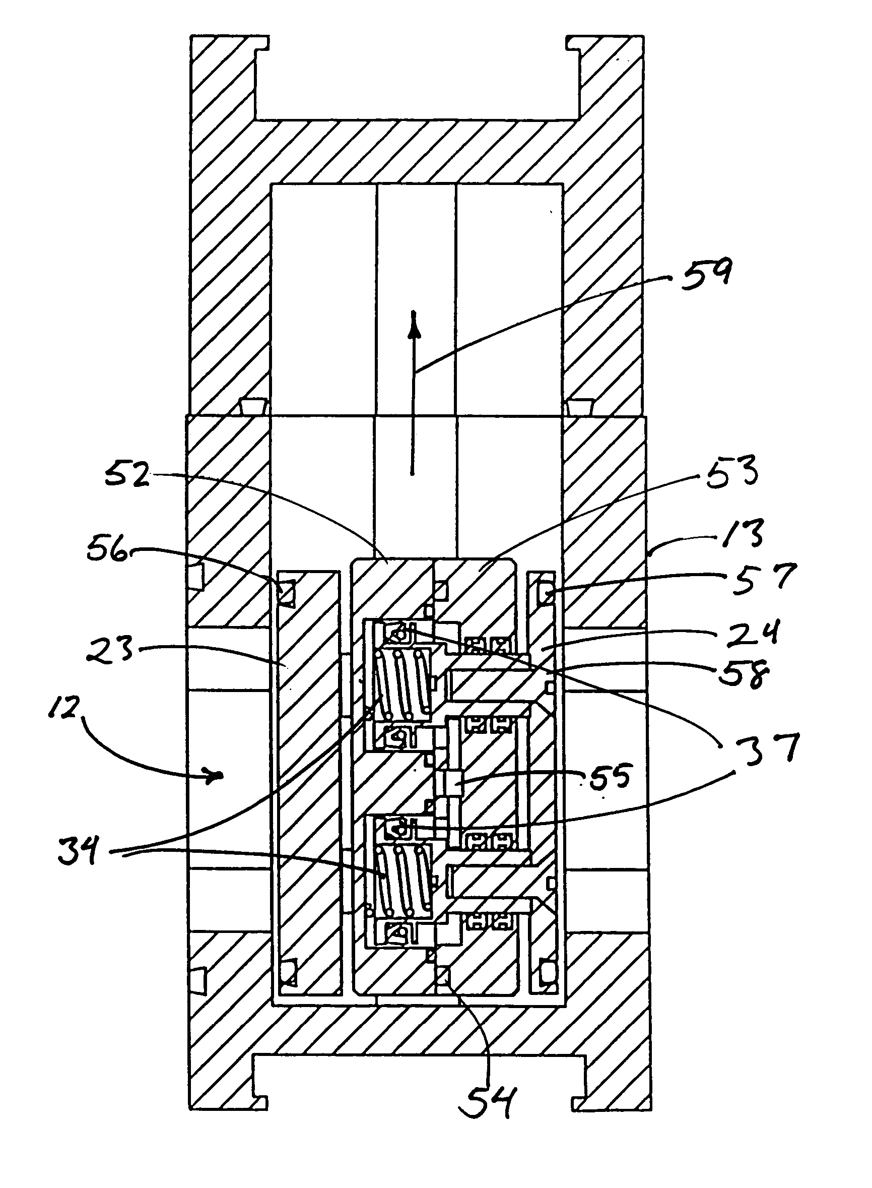 High-vacuum valve with retractable valve plate to eliminate abrasion