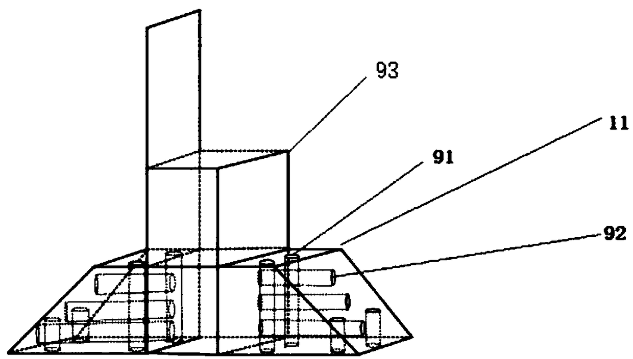 Telescopic road safety fence and mounting method thereof