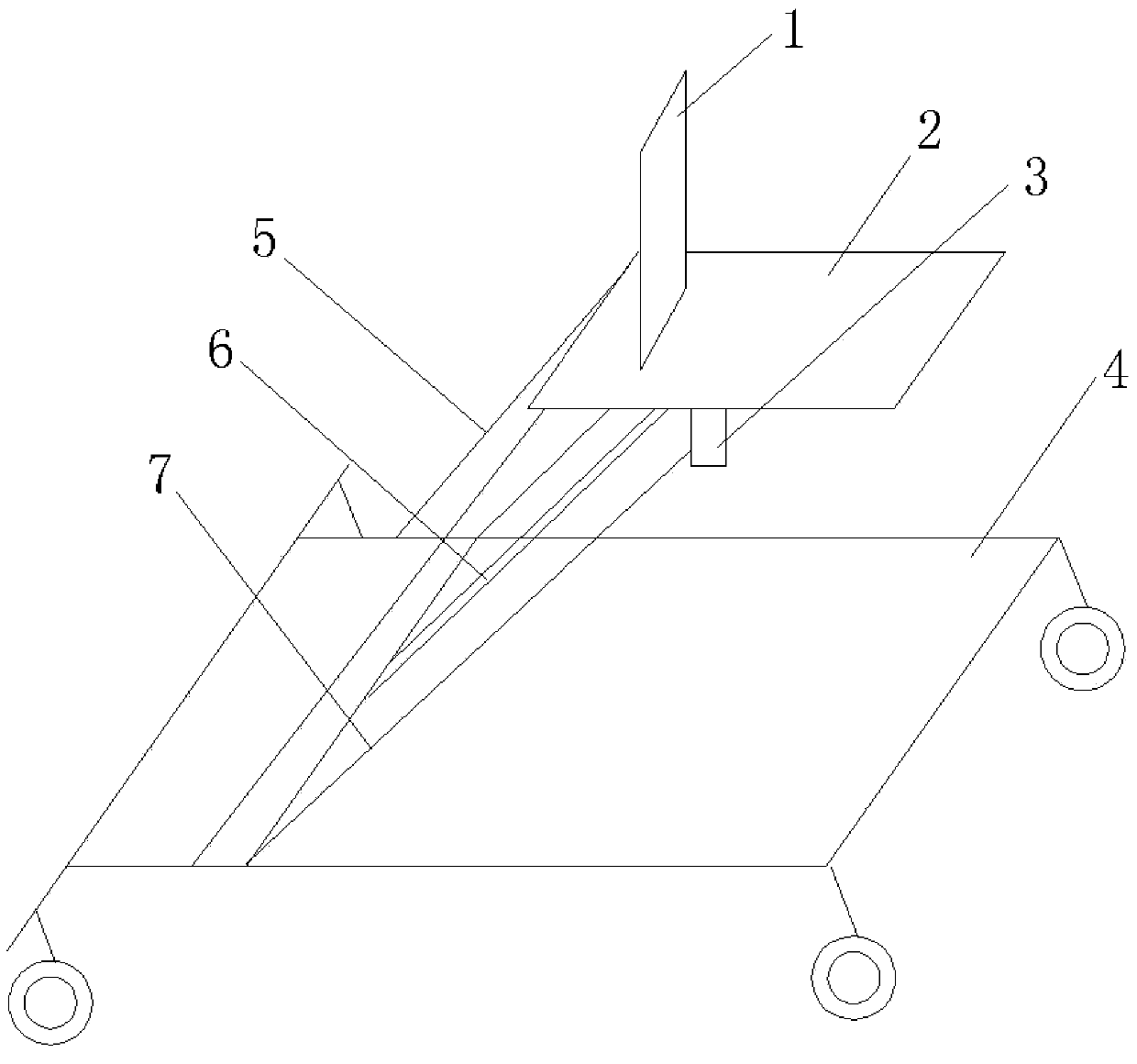 Hydraulic push-in replacing device for current transformer