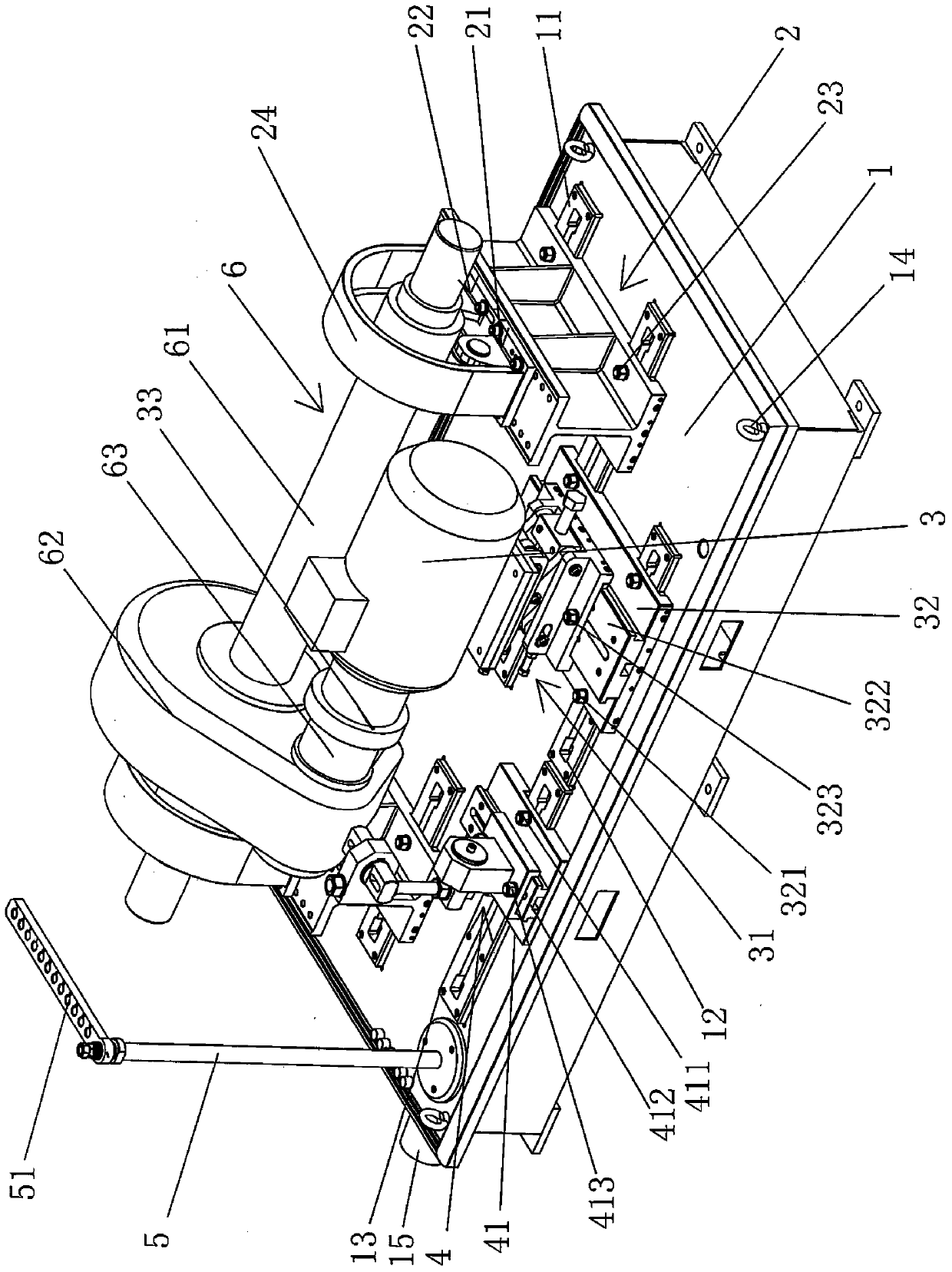 Running-in testing device of rail train gear box with shaft