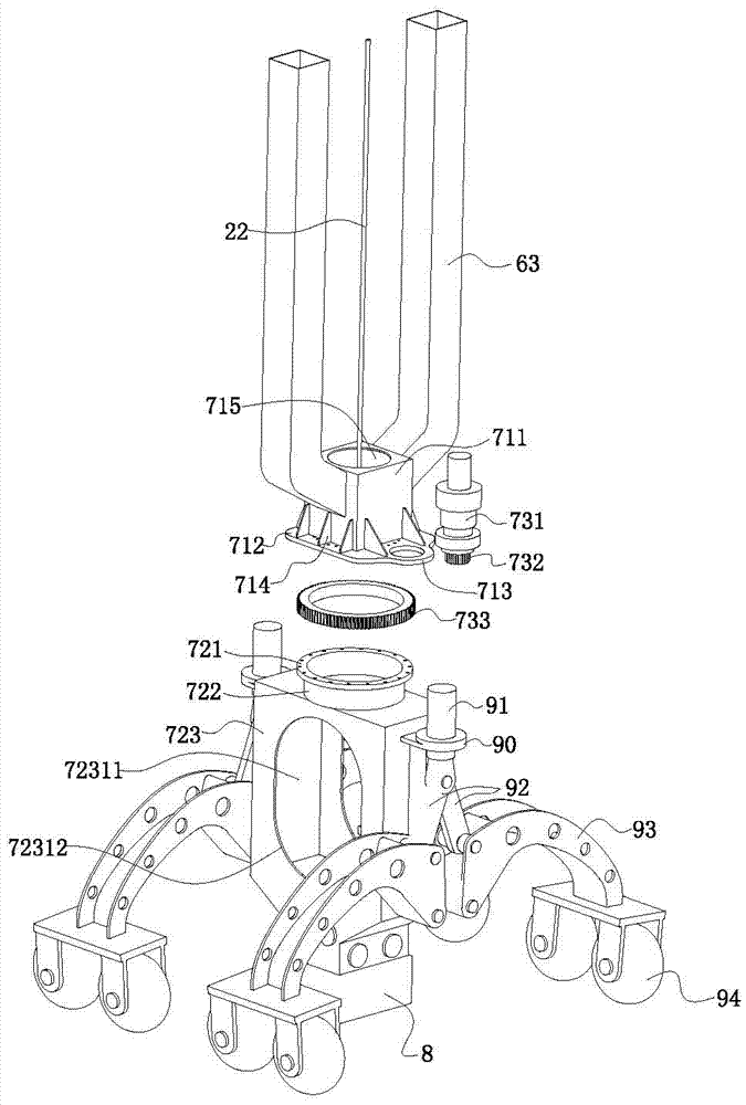 Deep submergence vehicle laying recovery system and method