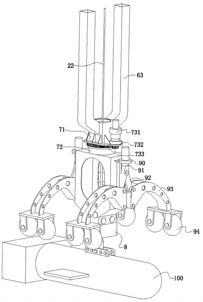 Deep submergence vehicle laying recovery system and method