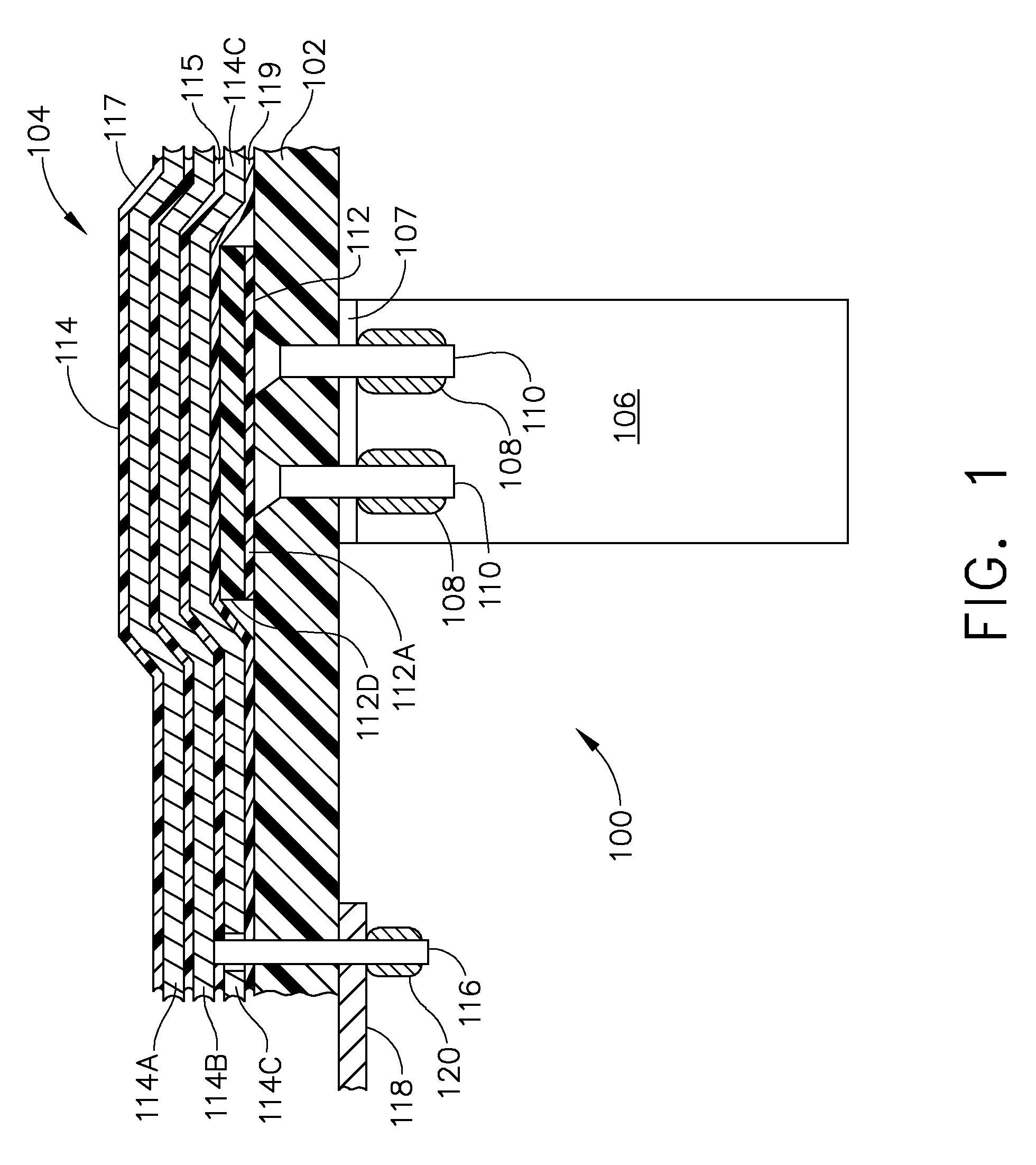 Flex circuit lightning protection applique system for skin fasteners in composite structures