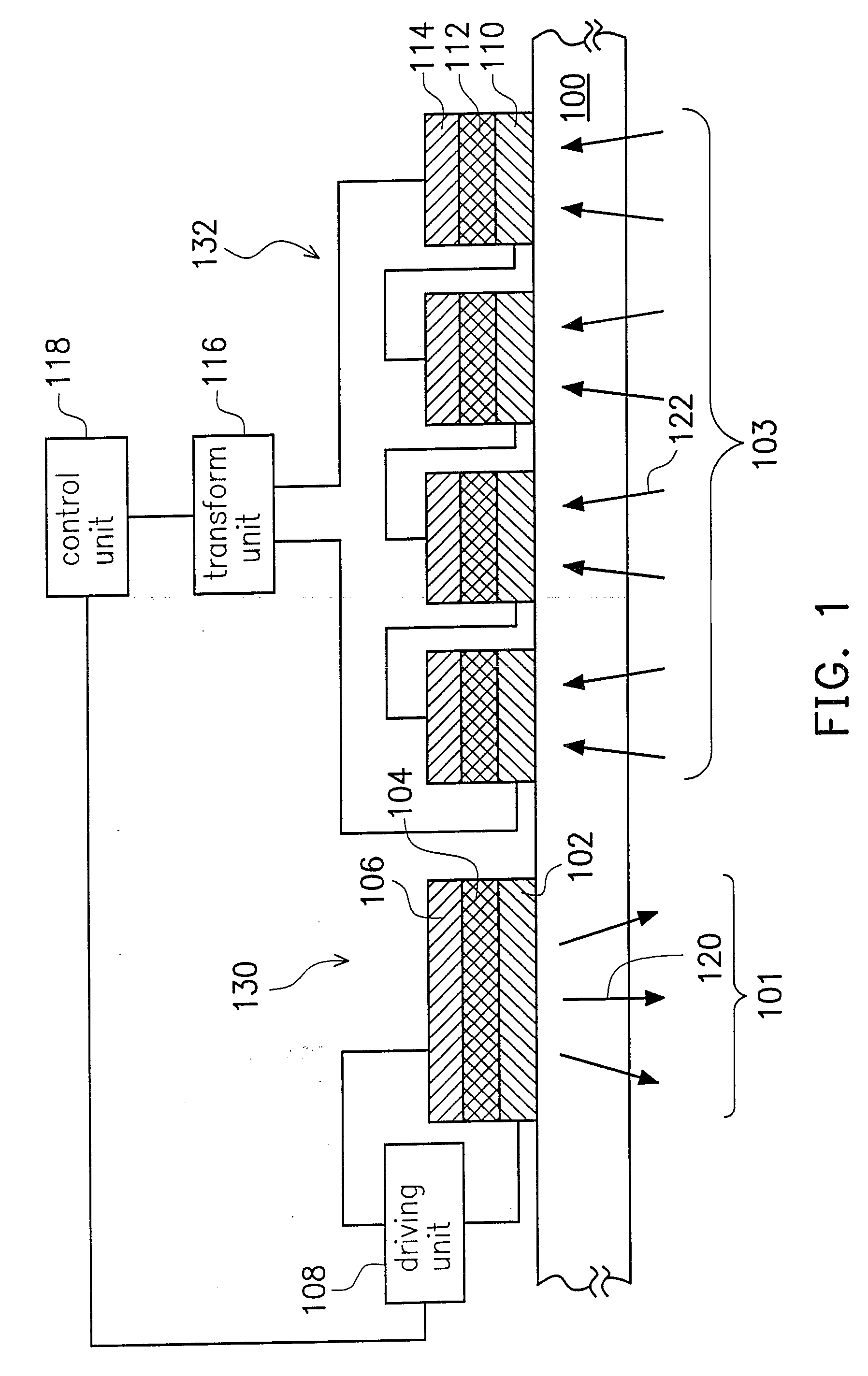 Fabricating method of an organic electroluminescent device having solar cells