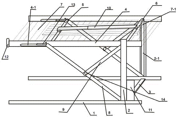 Simple and easy hydraulic three-dimensional parking device