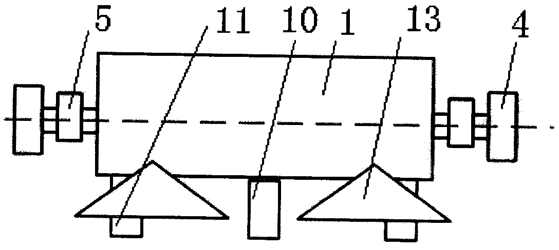 Horizontal-motion rotating leg type stair cleaning robot and stair go-up-and-down method