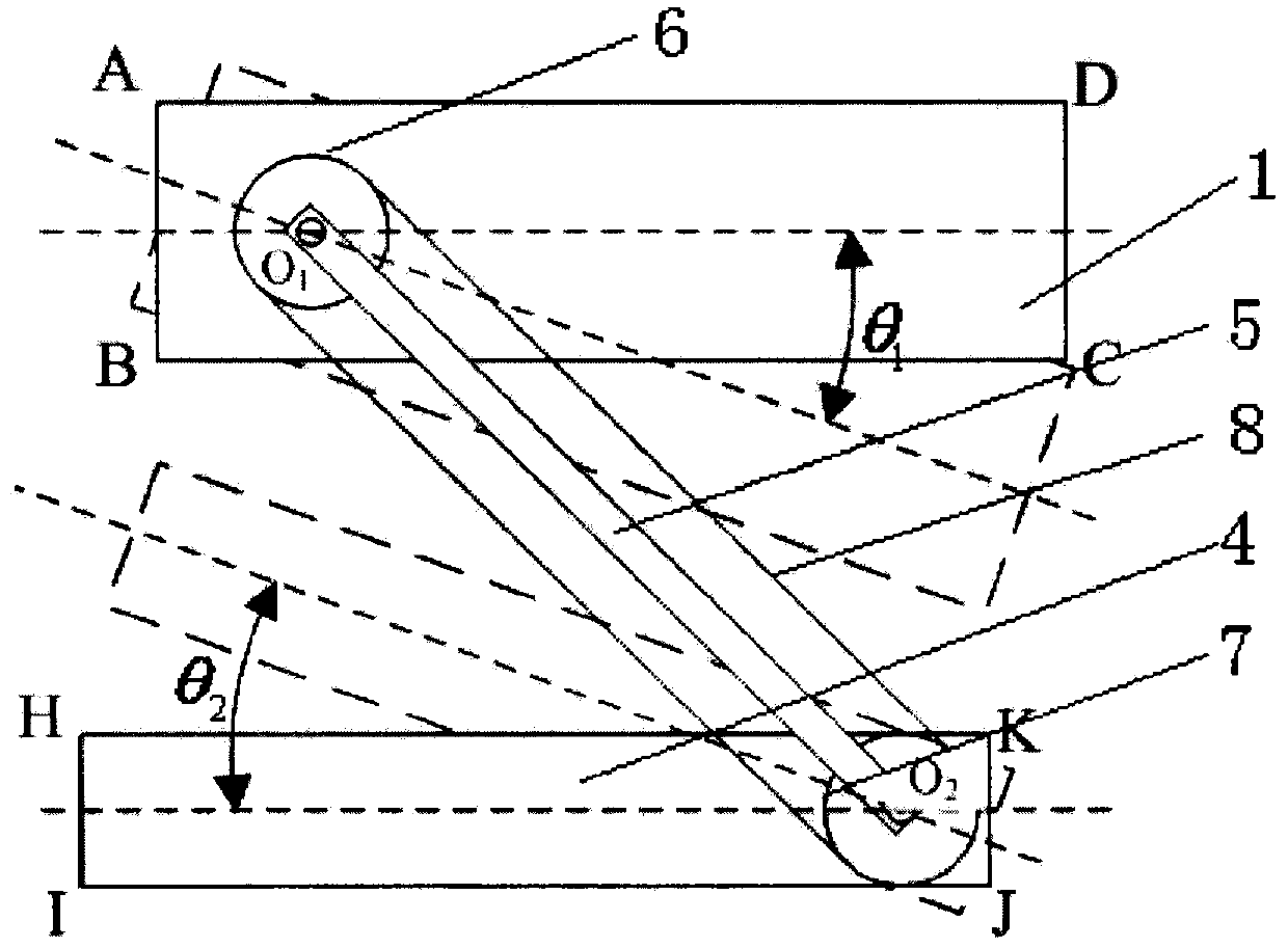 Horizontal-motion rotating leg type stair cleaning robot and stair go-up-and-down method