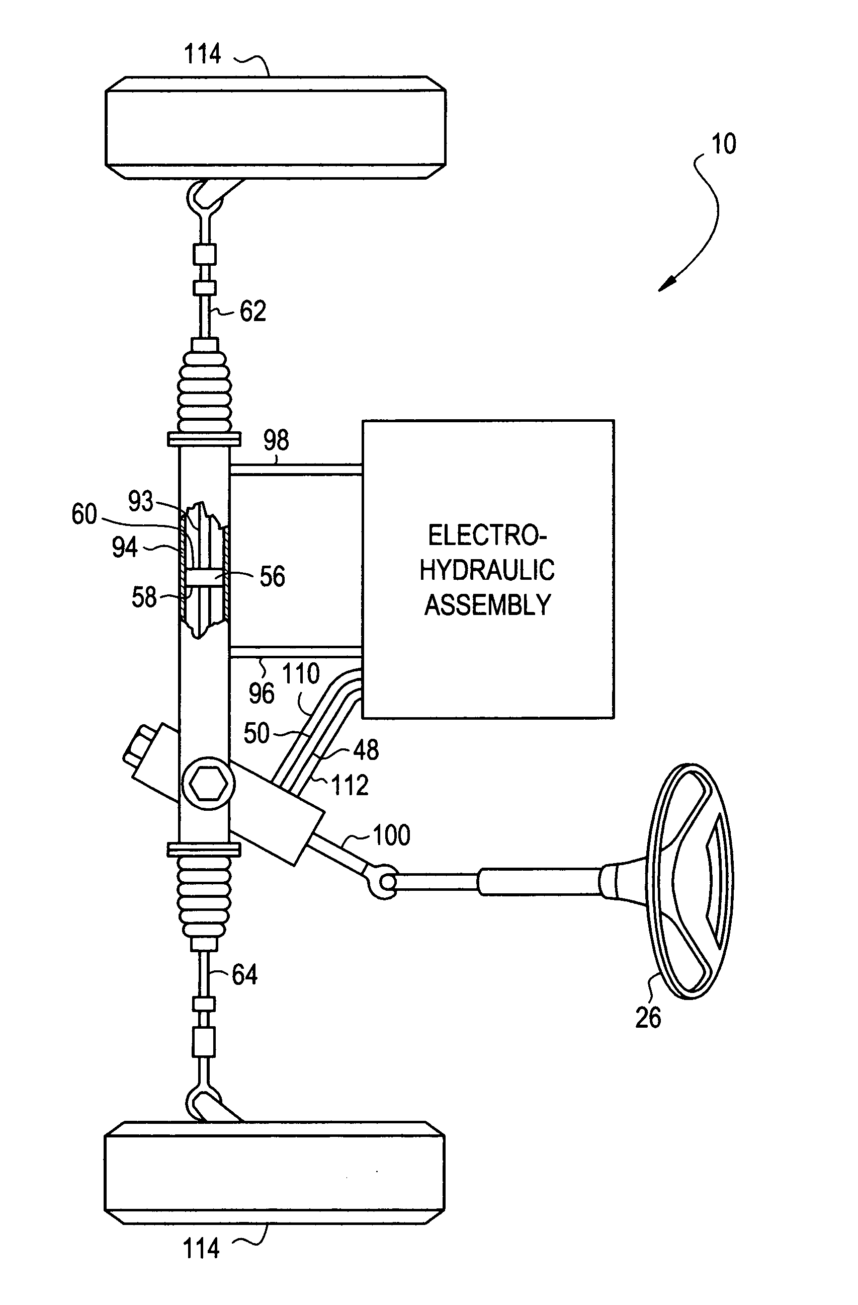 Vehicle power steering system