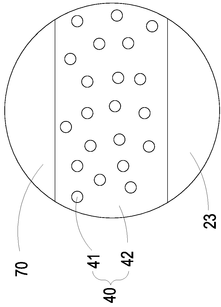 Planar dissolved oxygen sensing electrode and manufacturing method thereof