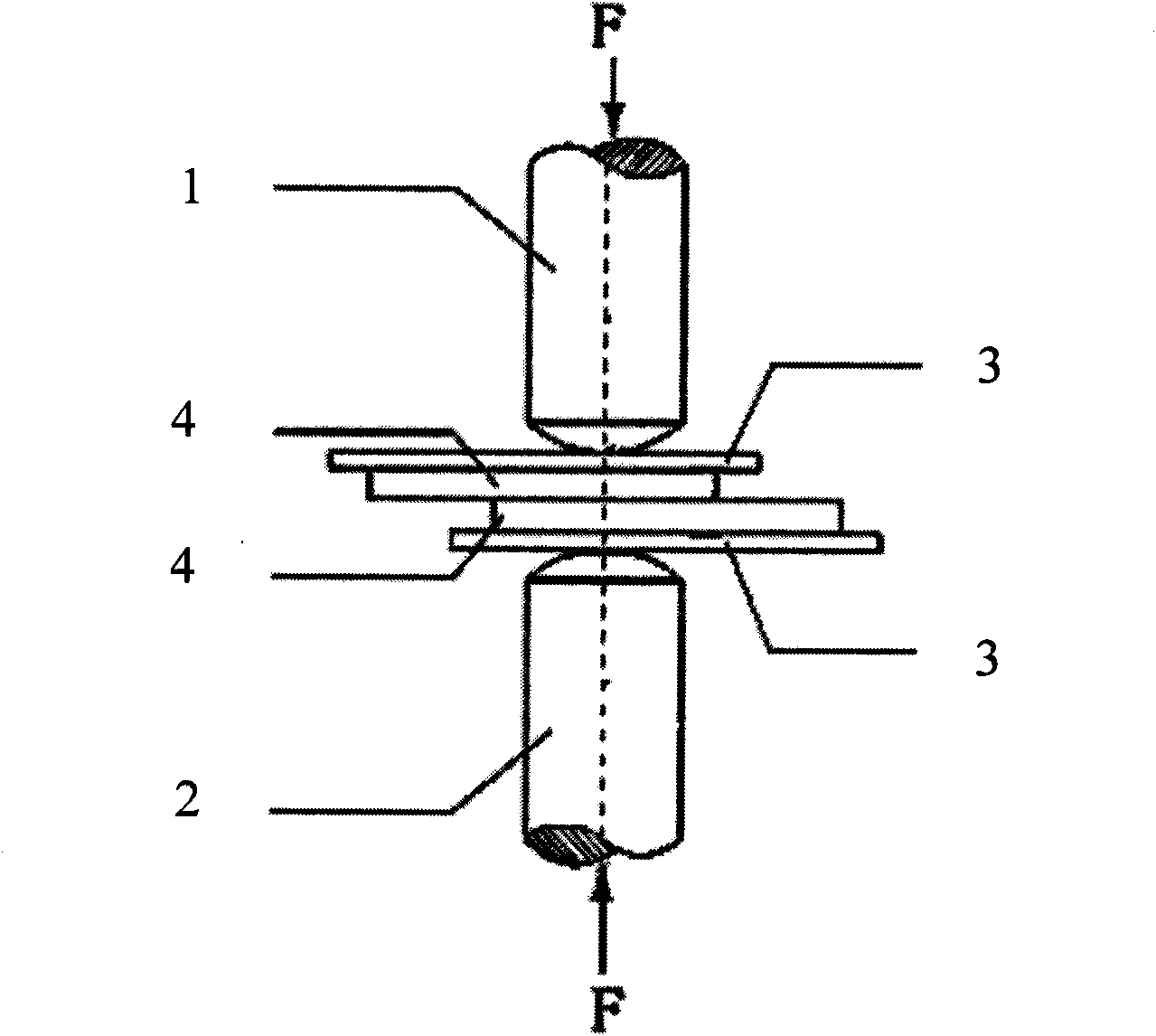 Novel method of resistance spot welding of aluminum base composite material