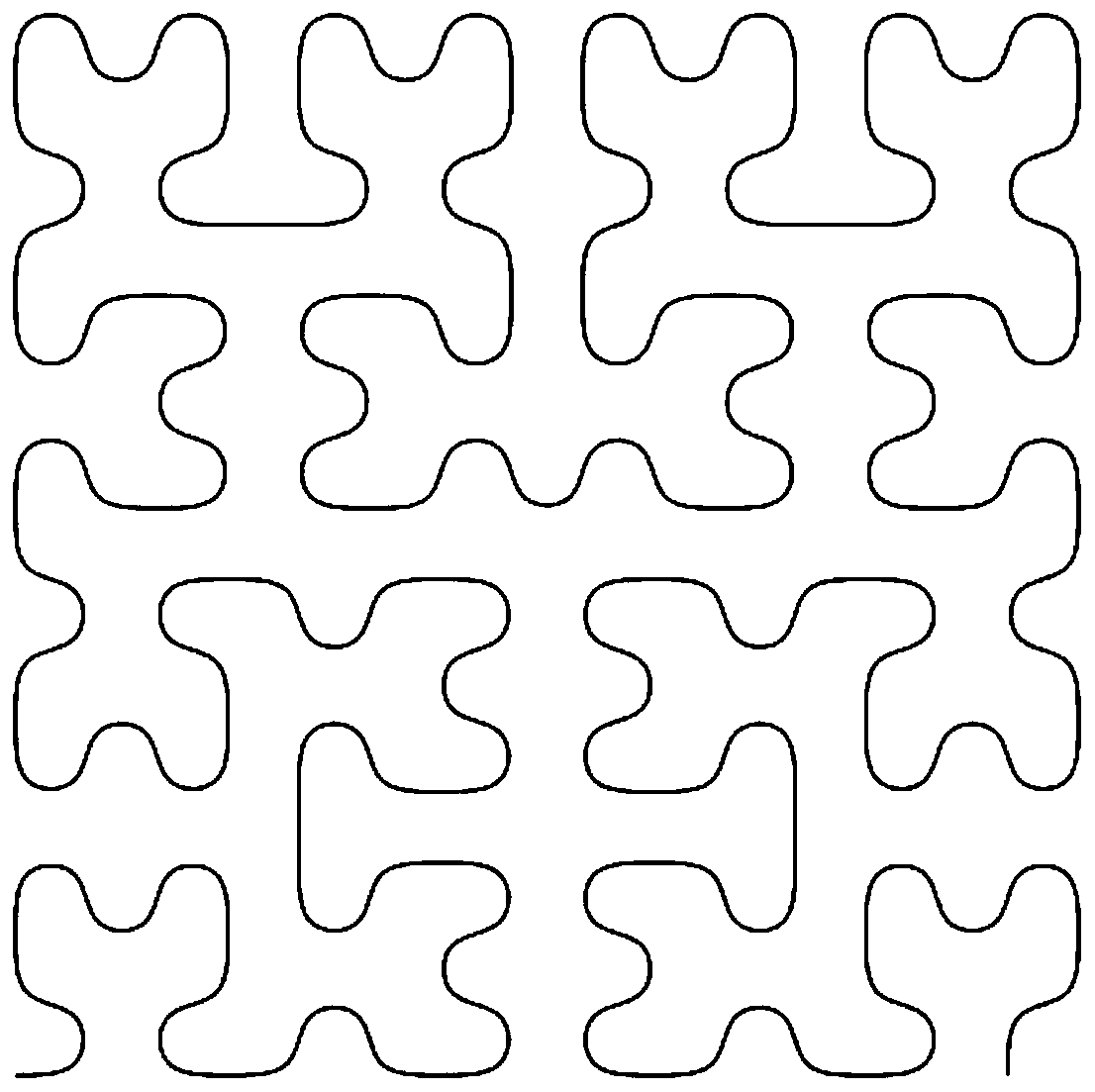 Improved 3D printing path filling method based on Hilbert curve