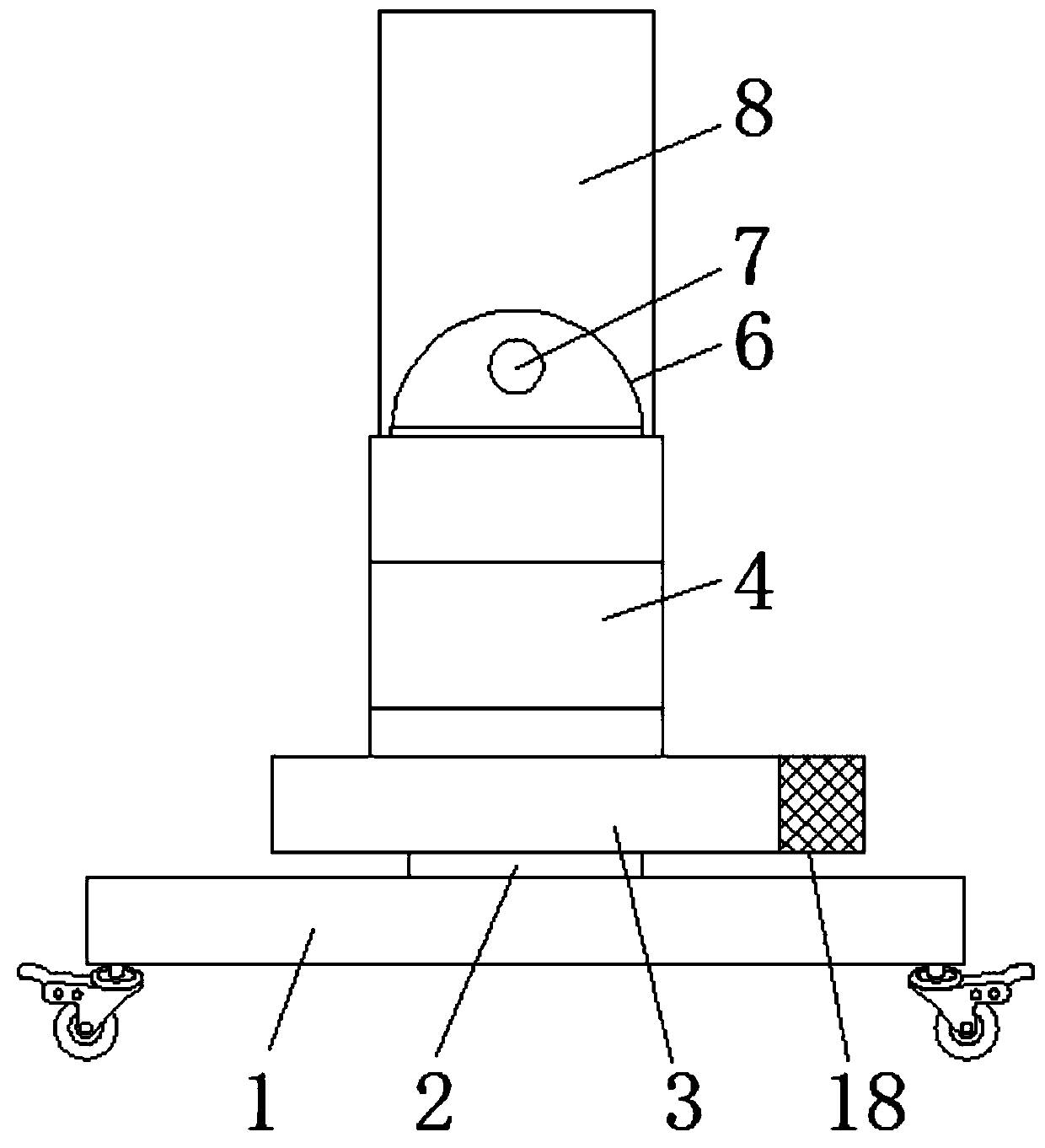 A high-efficiency music education music score writing demonstration device and method