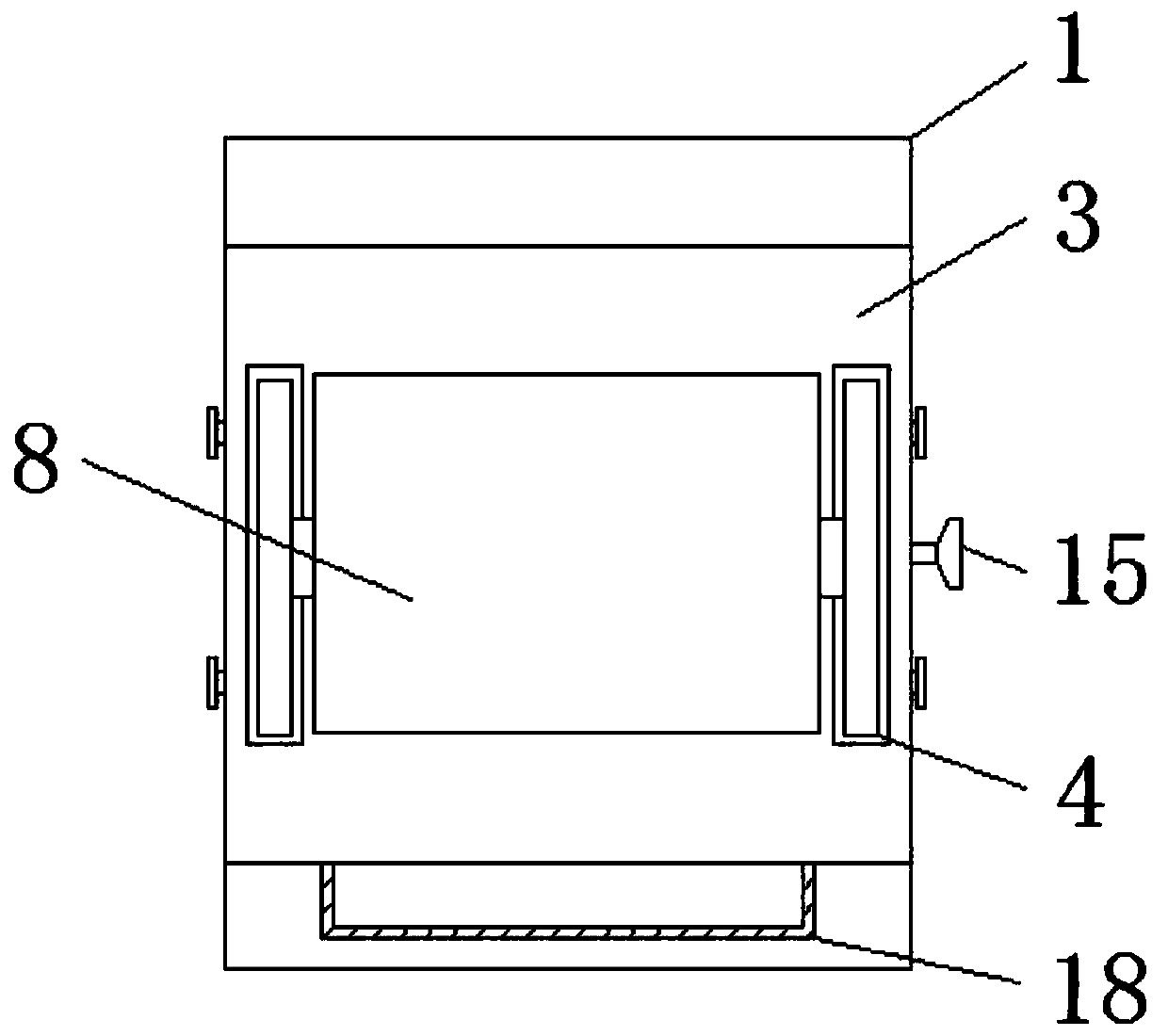 A high-efficiency music education music score writing demonstration device and method