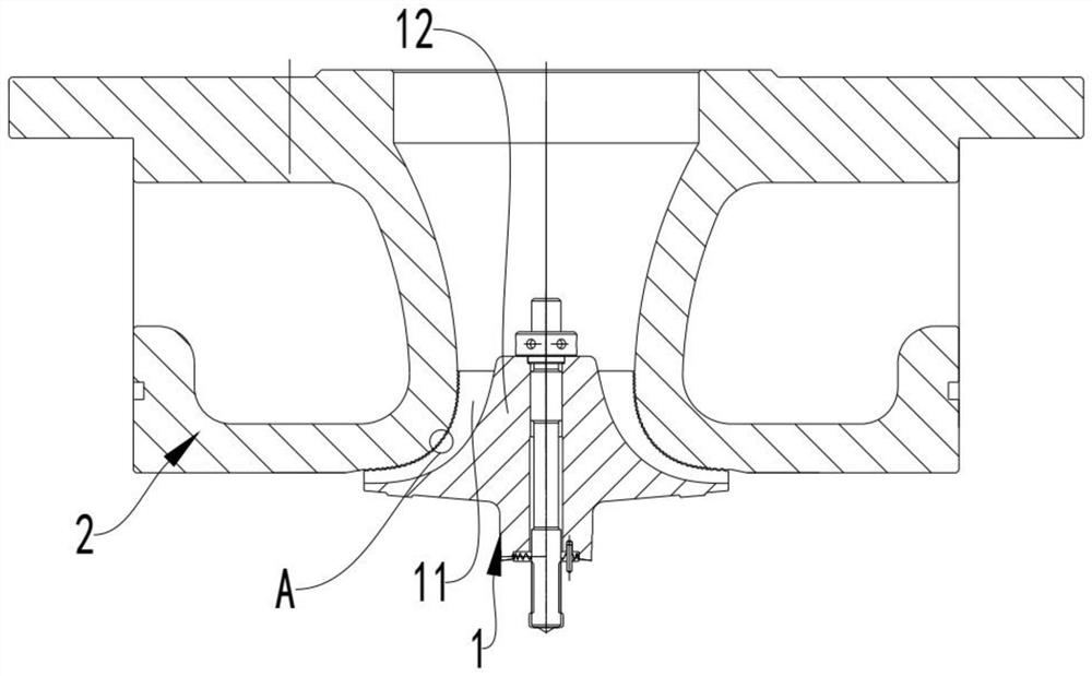 Aerodynamic noise reducing structure of centrifugal gas compressor