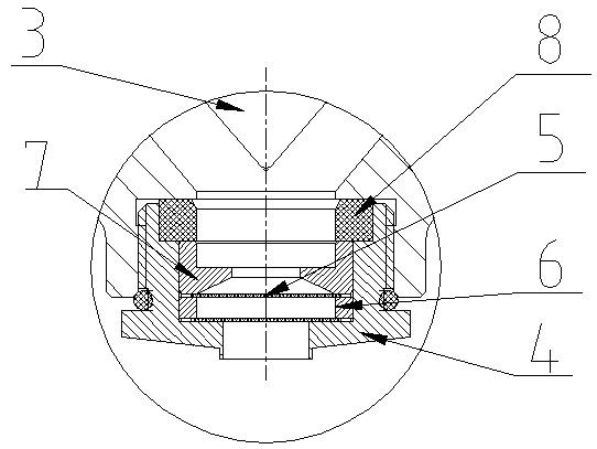 Filling valve for weighing filling machine