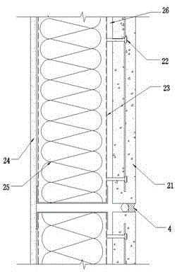 Light steel keel composite concrete wallboard hoisting structure and mounting method thereof