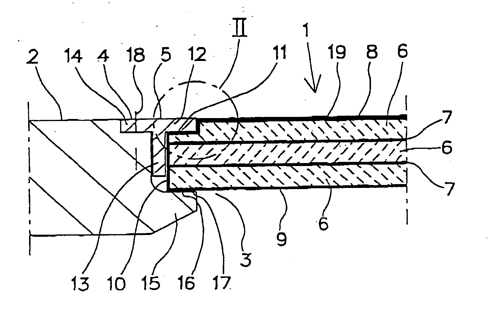 Transparent pane with radar-reflecting properties