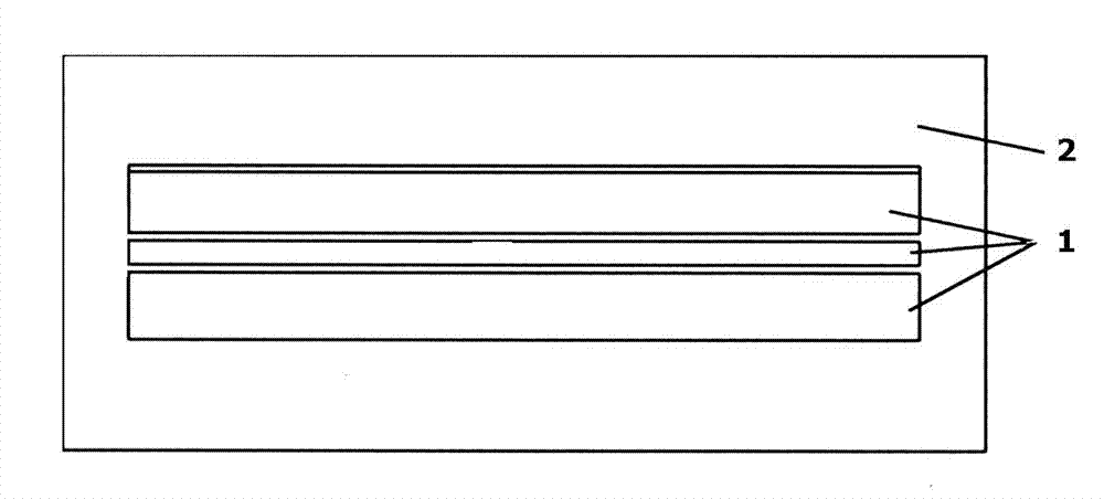 Production method of no-powder-falling interlayer structure super heat insulation gas gel composite material