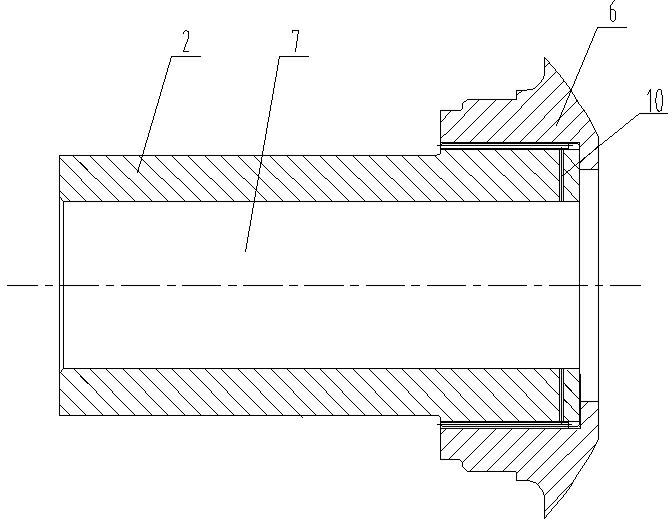 Spline lubricating structure