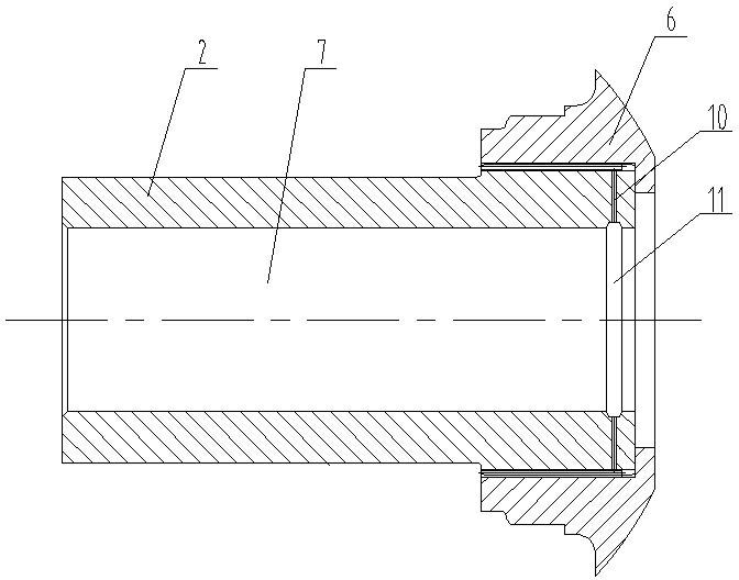 Spline lubricating structure