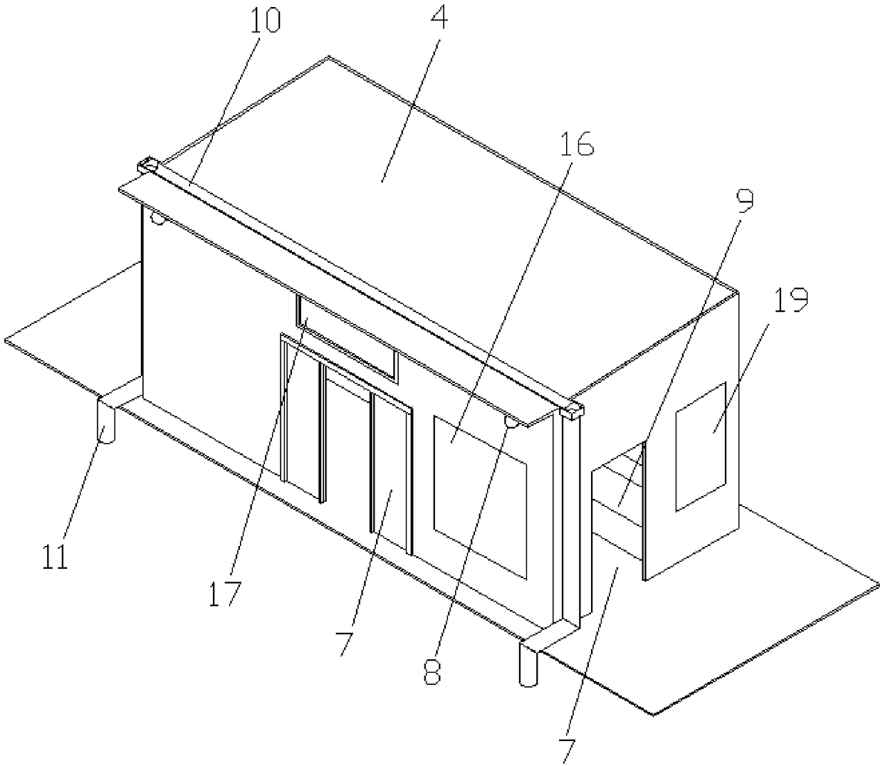 Bus shelter and assemblies