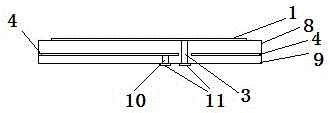 Microwave energy receiving plate