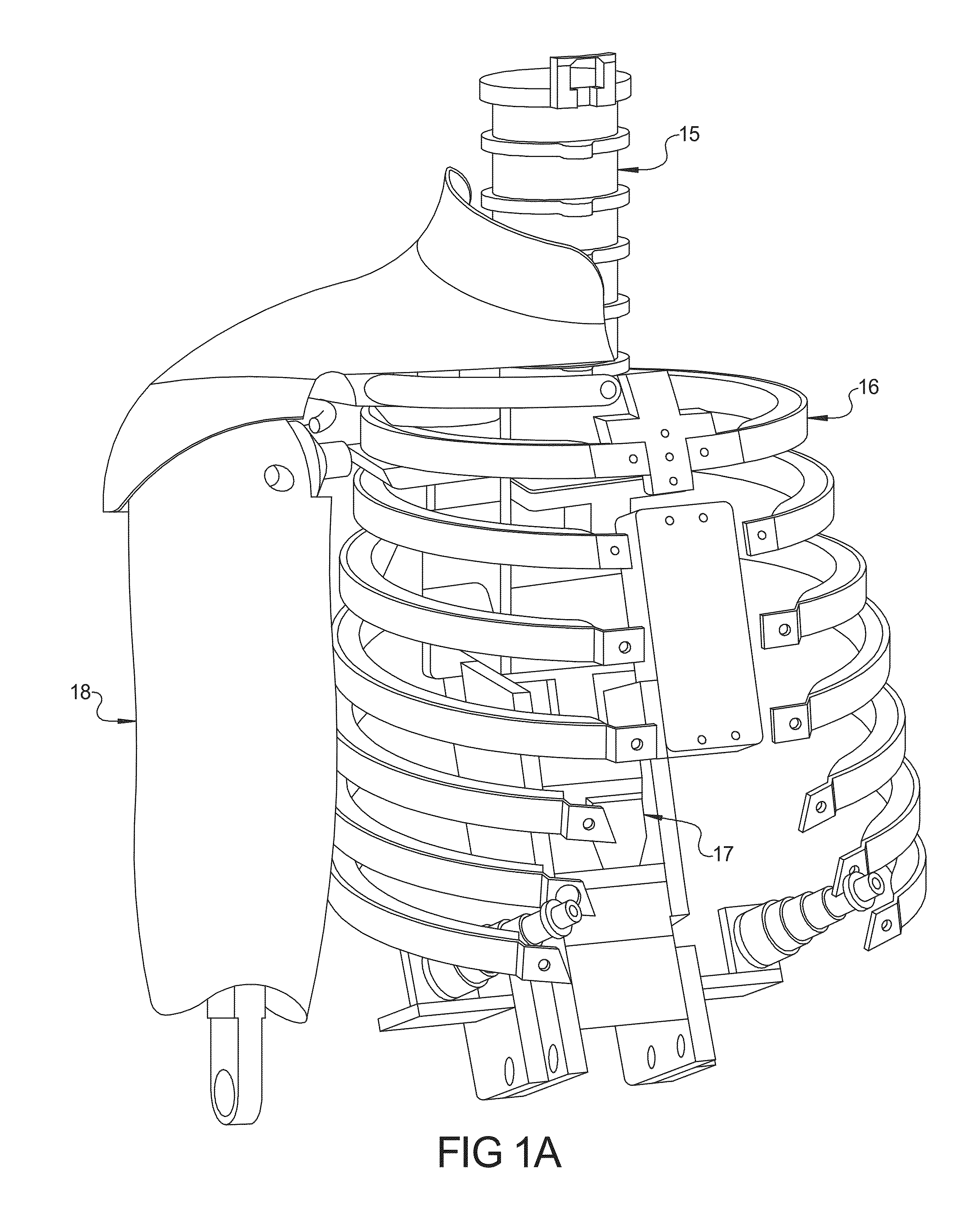 Adjustable lumbar spine assembly for crash test dummy