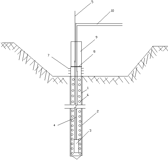 Immersed tube drainage structure and method for handling suddenly-produced foundation pit water bursting and fountains through immersed tube drainage structure