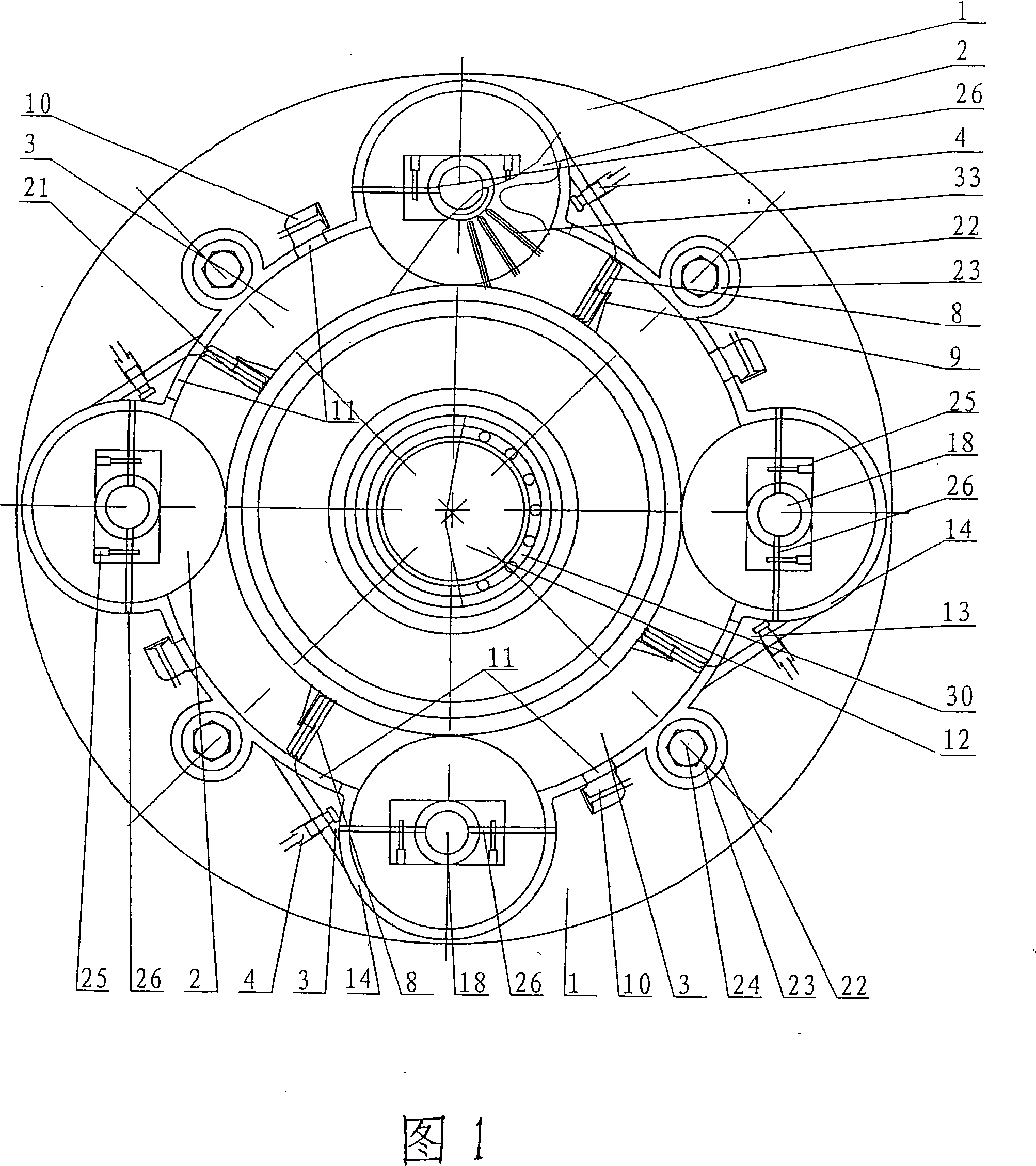 Annular cylinder cock internal combustion engine