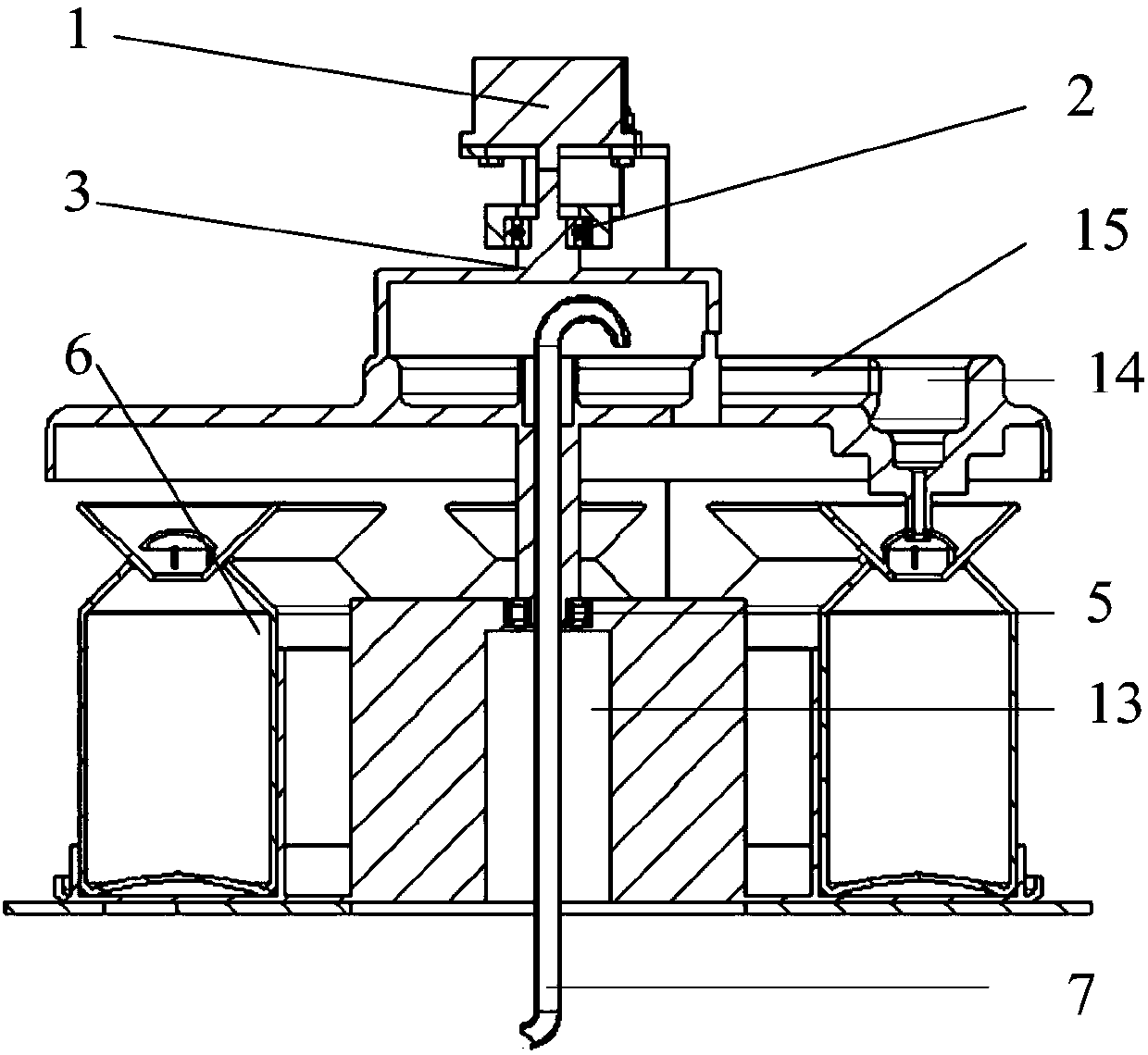 Unmanned ship device and sample reserving method for automatic water sample reserving