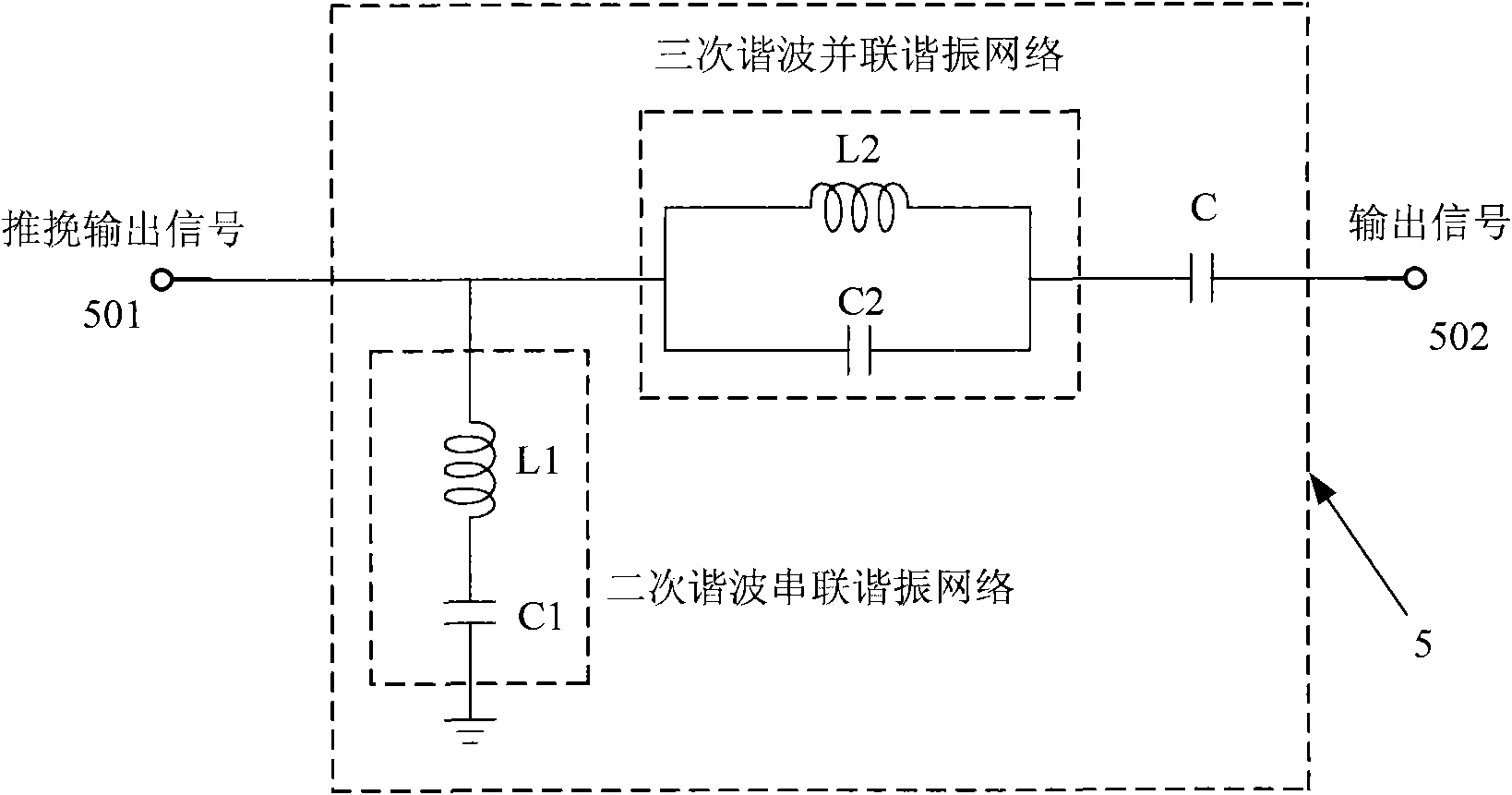 Push-pull radio-frequency power amplifier with improved linearity and efficiency