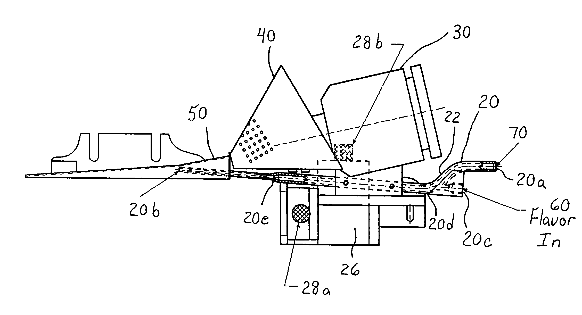 Method and apparatus for making cigarette filters with a centrally located flavored element