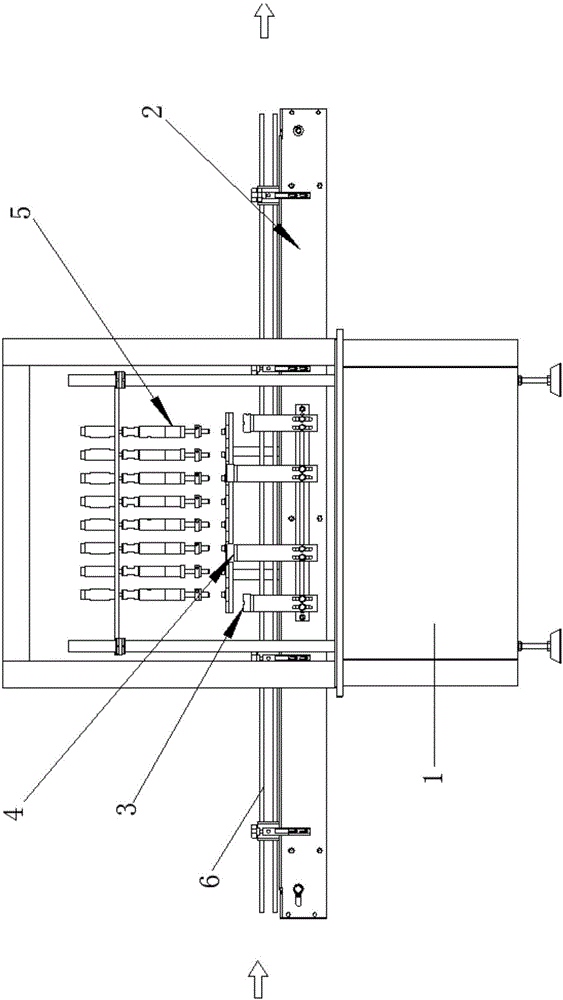 Linear backflow defoaming filling machine