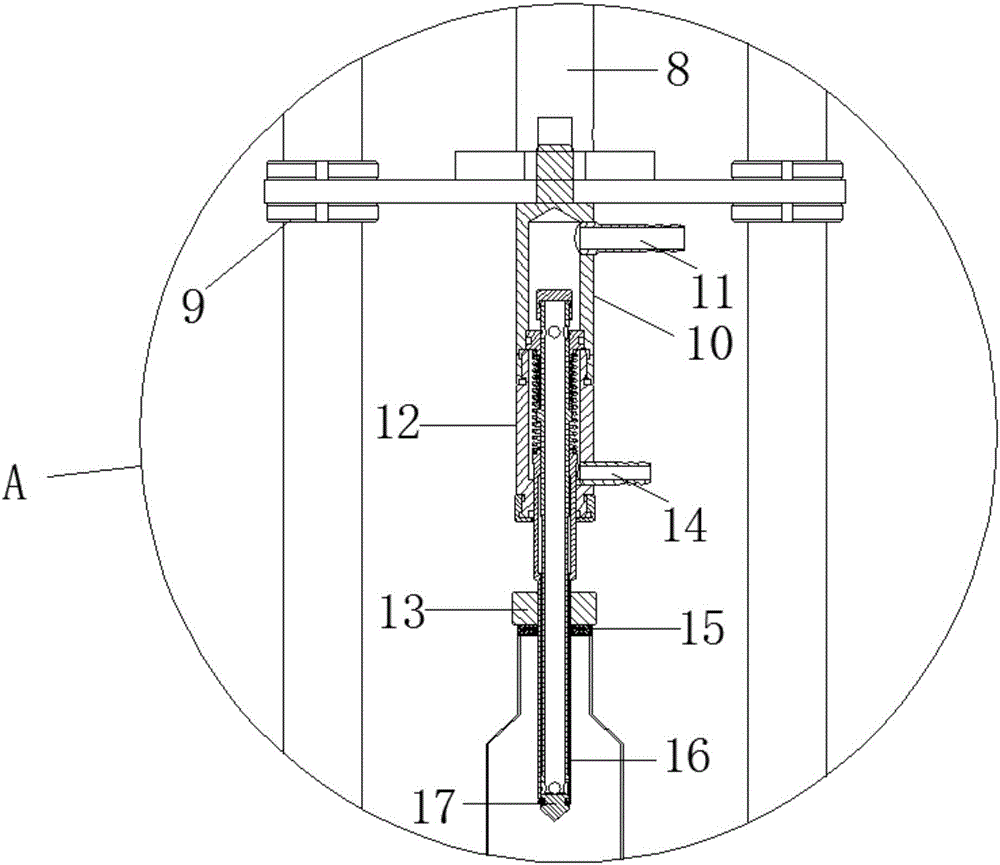 Linear backflow defoaming filling machine