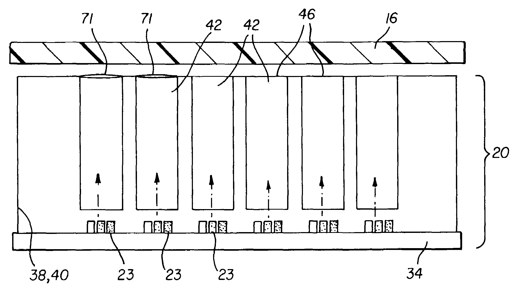 Printer using direct-coupled emissive array