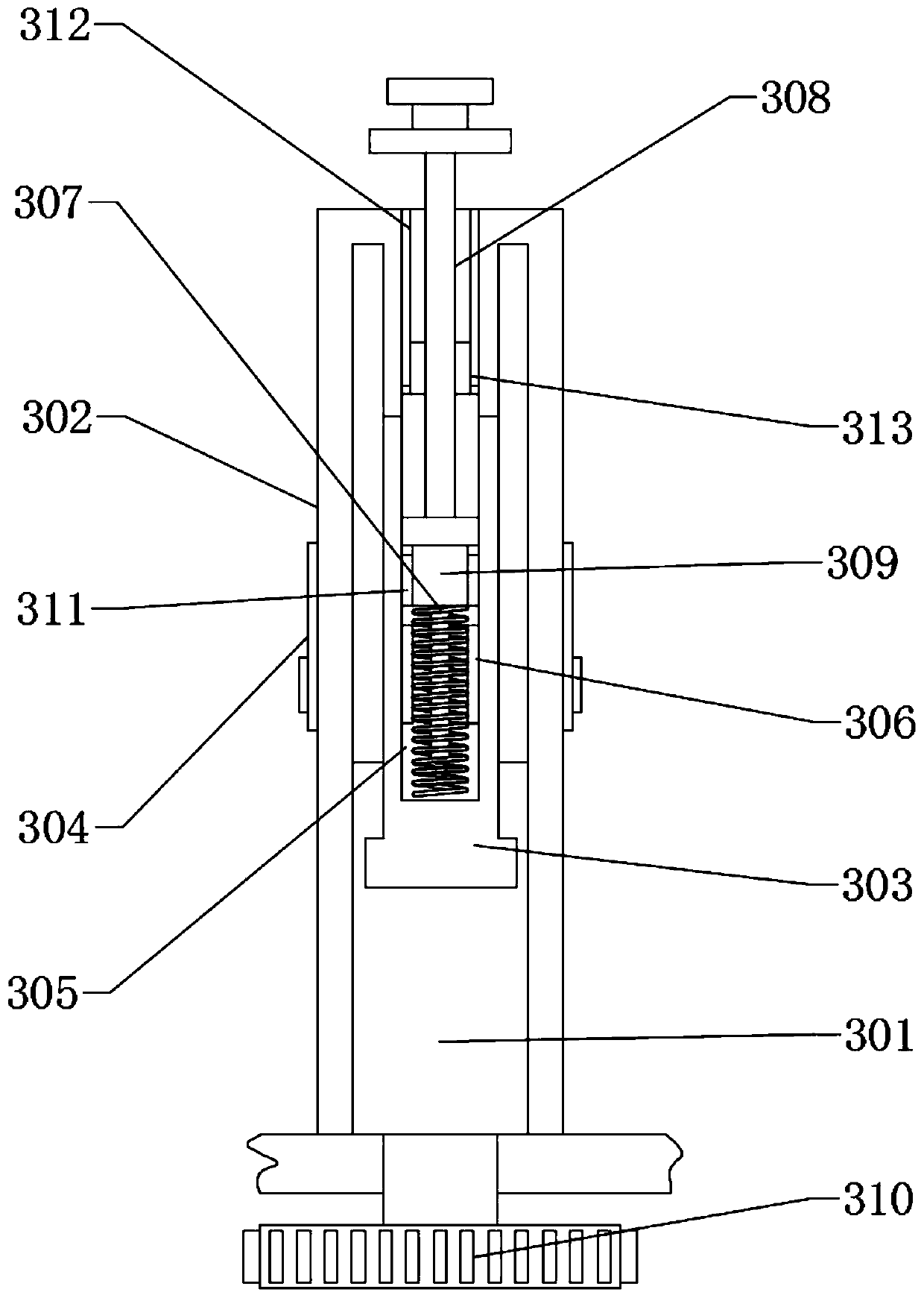 Scattered cable storage rack