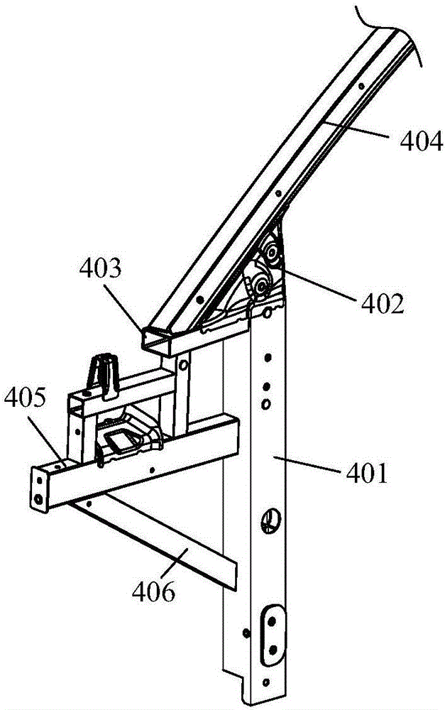 Body-side B column connection structure