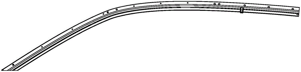 Body-side B column connection structure