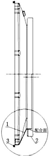 Sheet-metal U-shaped groove labyrinth air prevention cover