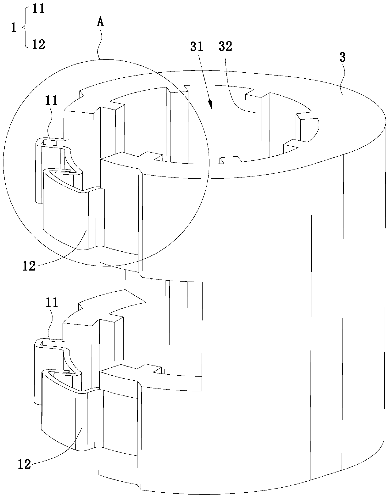 Vibration reduction system and air conditioner