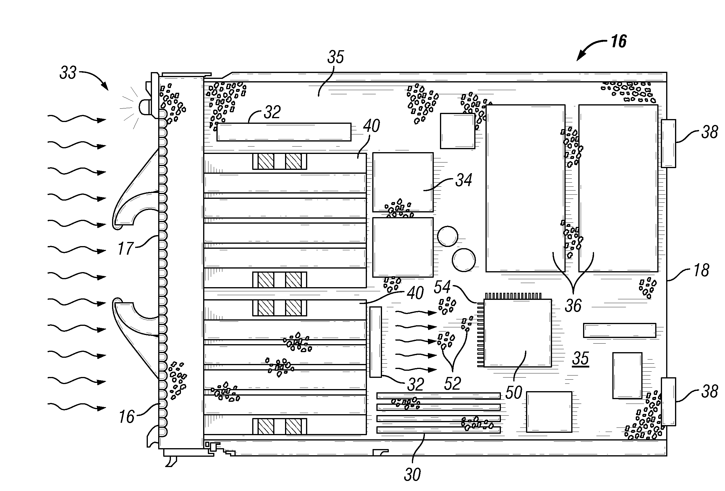 Capacitive detection of dust accumulation using microcontroller component leads