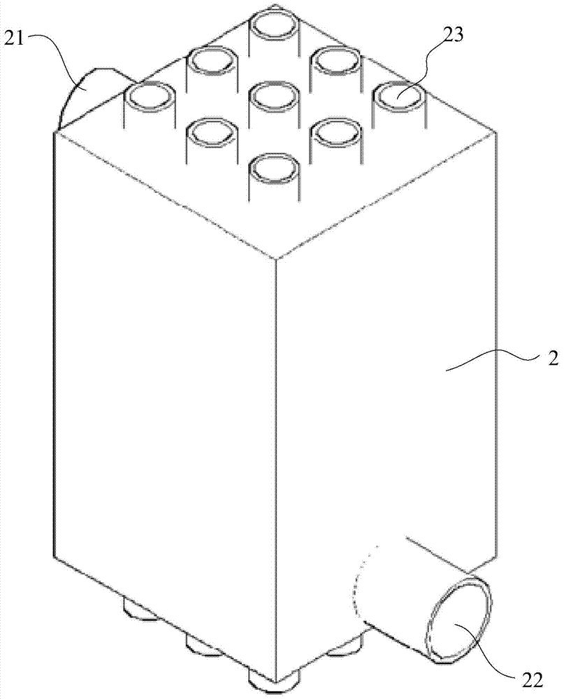 A fuel cell heat dissipation system using phase change cooling