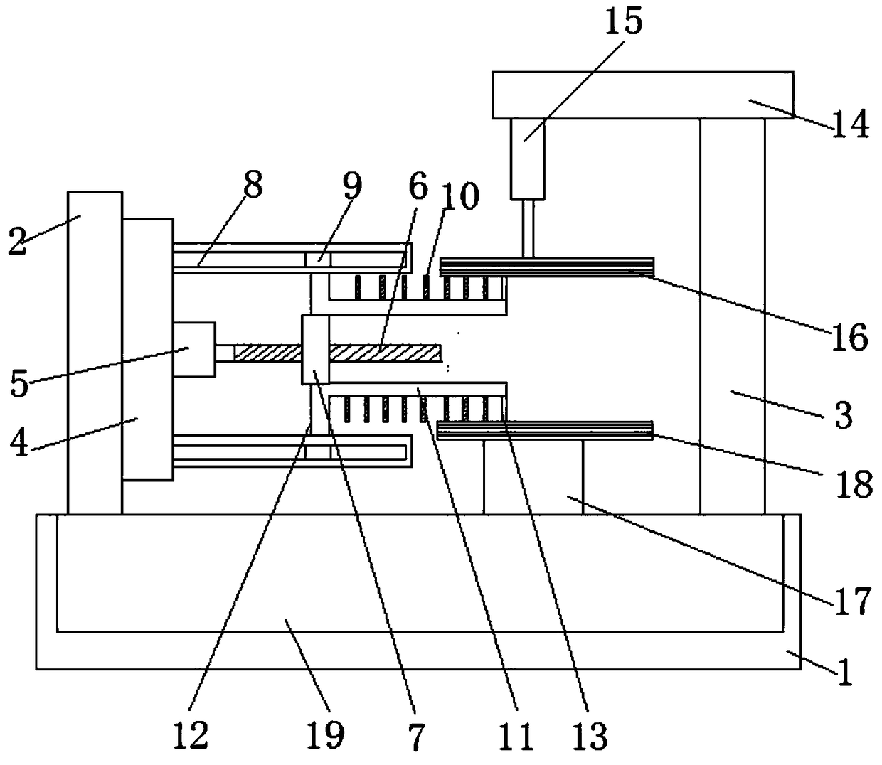 Sealing machine for plastic hose