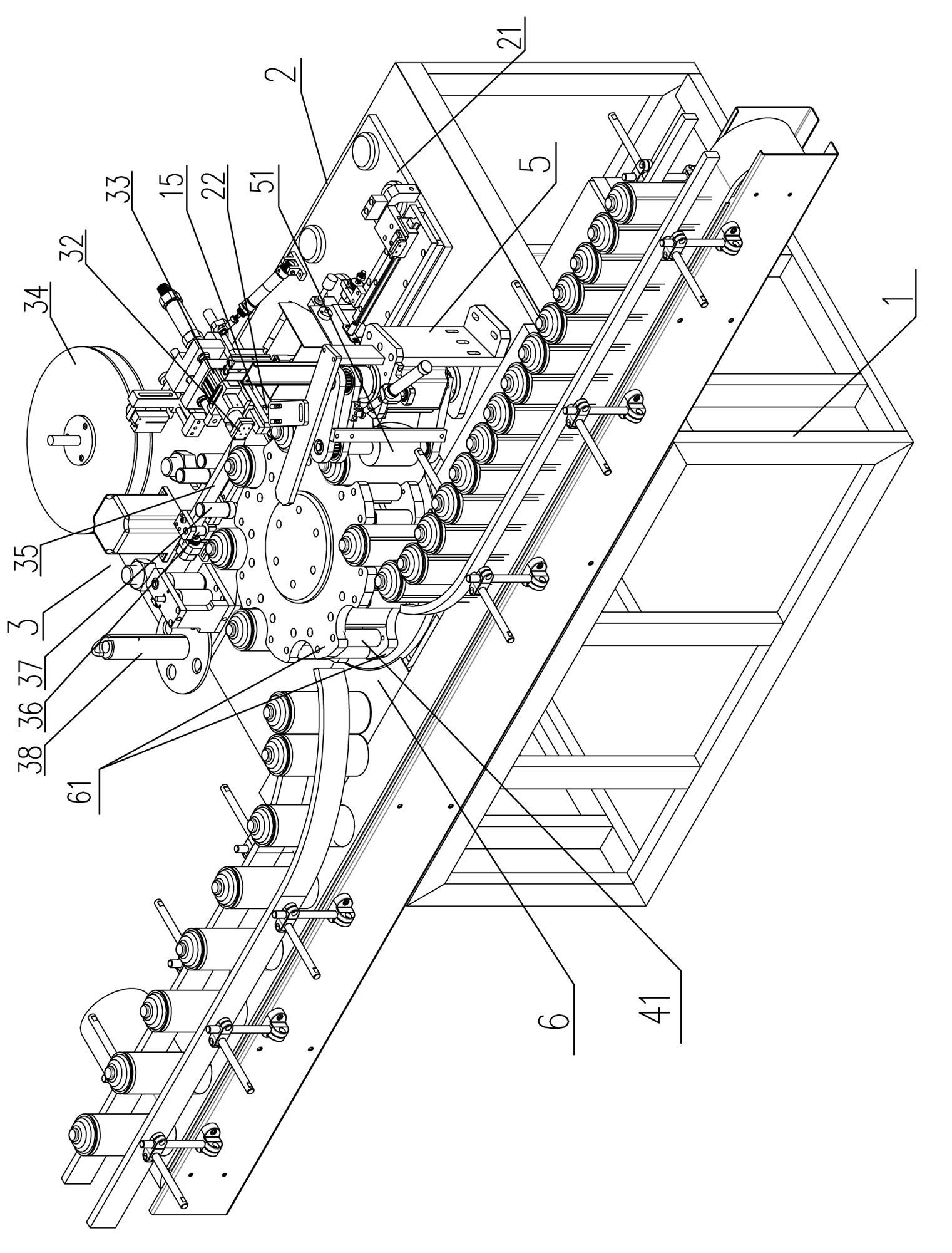 Automatic pipe-sticking machine