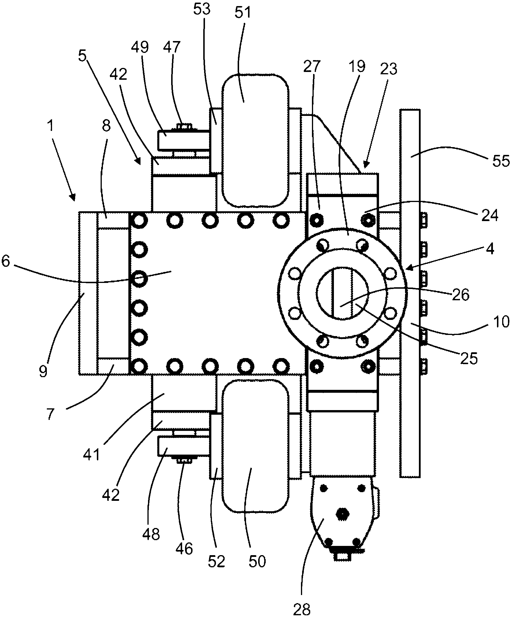 An apparatus and a method for introducing a first fluid into the flow path of a second fluid and use of such an apparatus