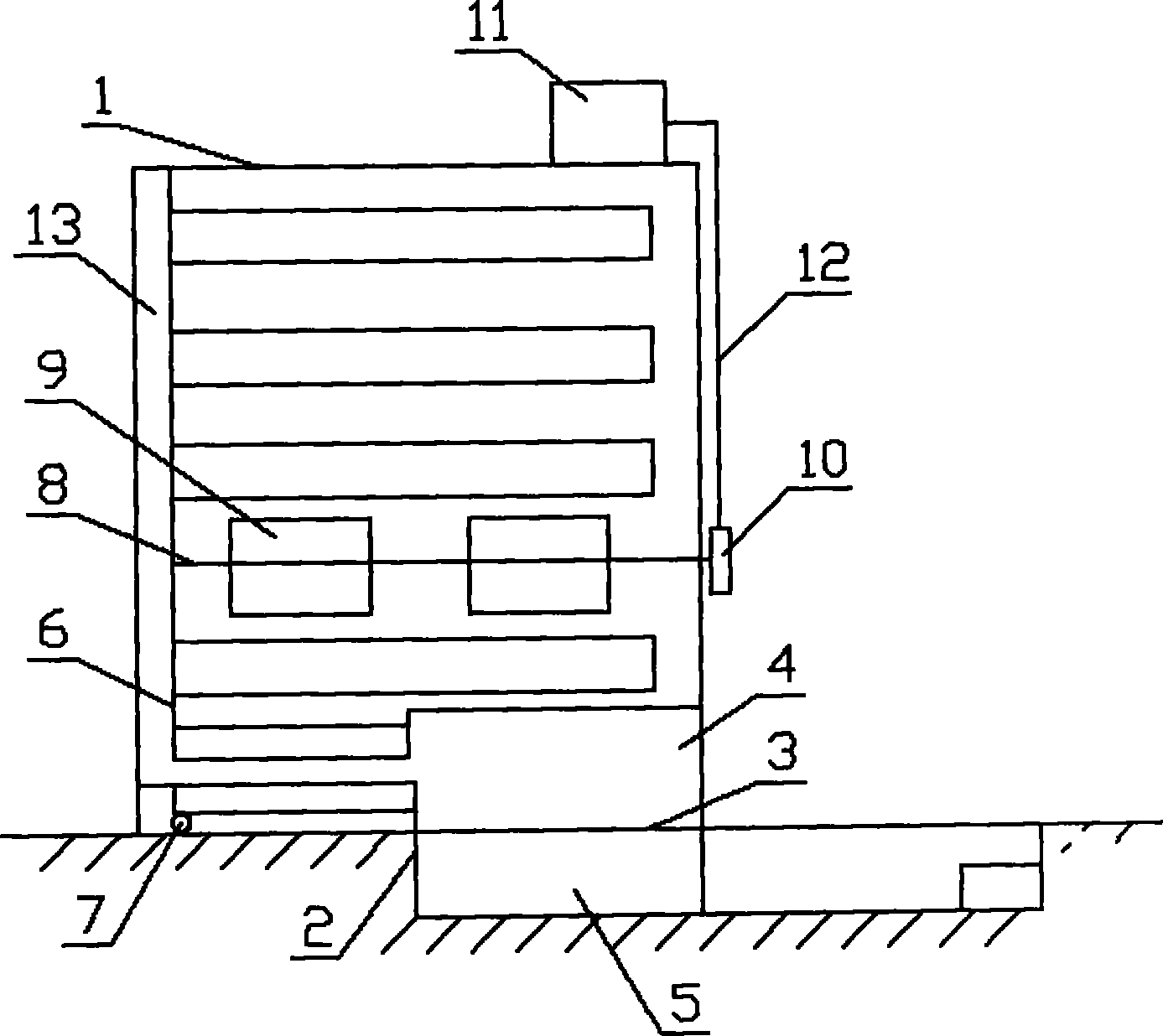 Drying device used for dried P.tianmuensis Z.P.Wang processing