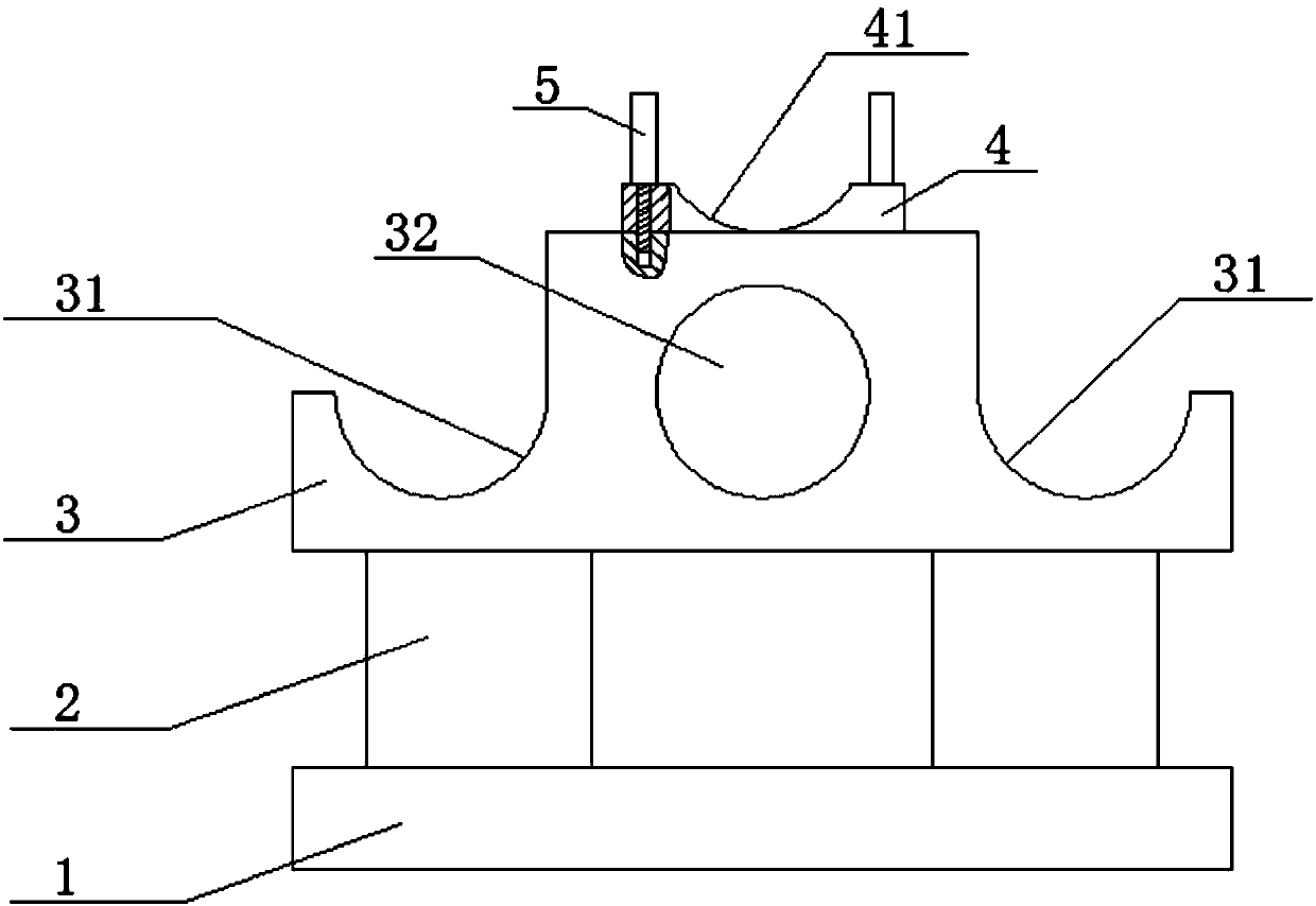 Supporting method used for multi-branch beam-column body of Chinese style building